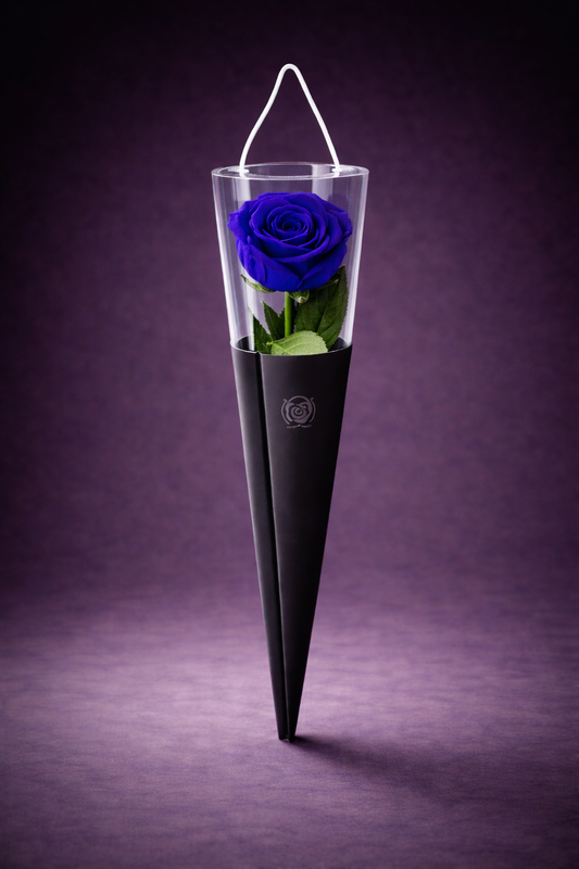 The Singular Rose Royal Blue